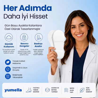 Yumella™ Ortopedik Yastık Tabanlı Konfor Çorabı
