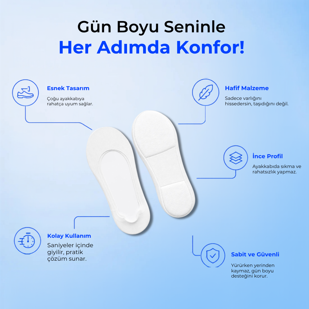 Yumella™ Ortopedik Yastık Tabanlı Konfor Çorabı